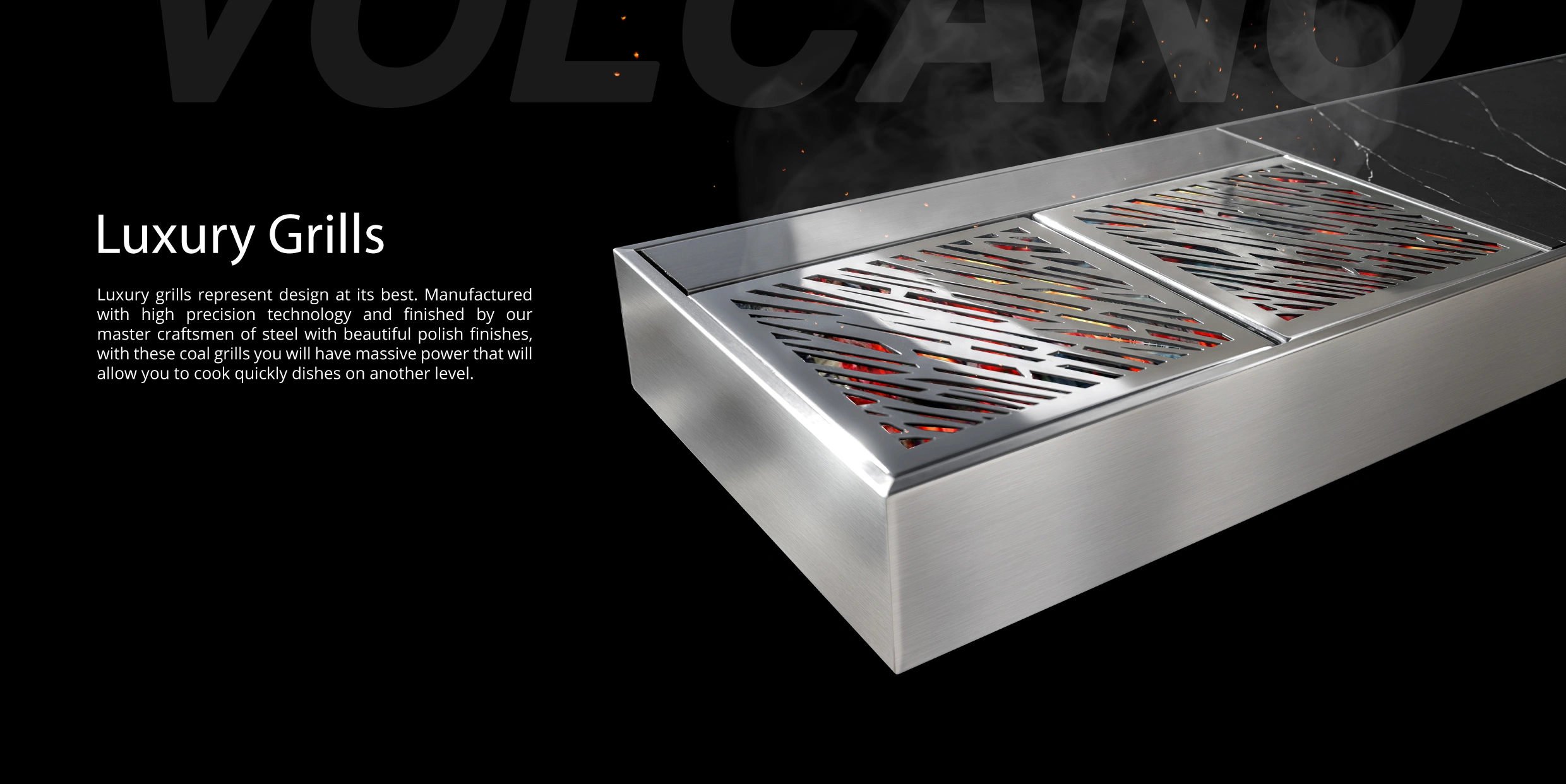 stainless steel outdoor kitchen