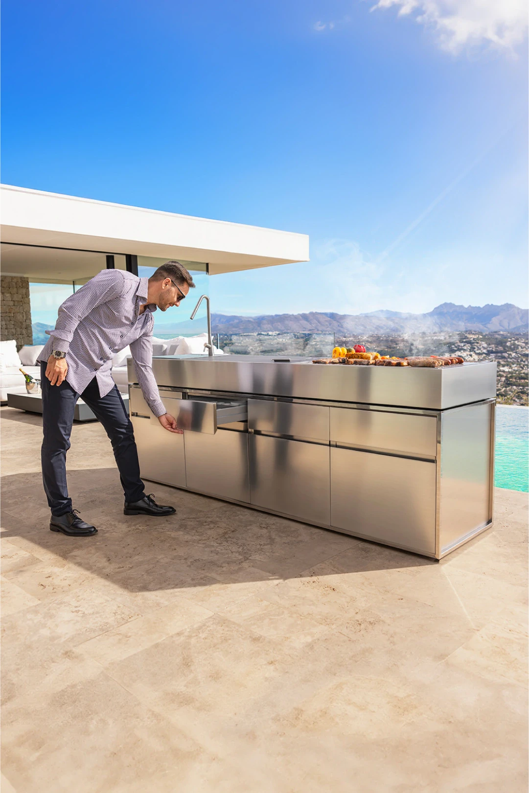 stainless steel outdoor grills