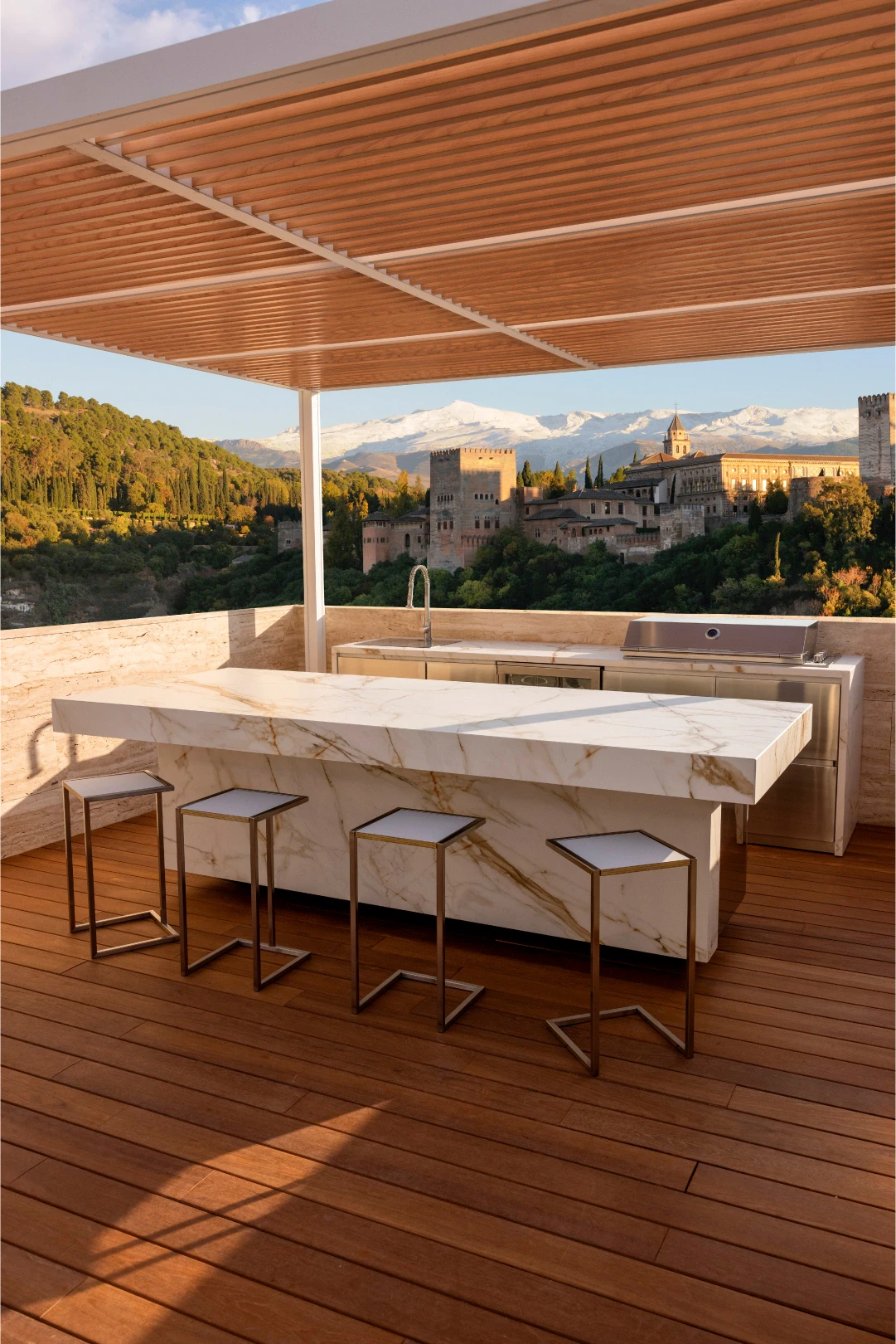 outdoor gourmet island grill