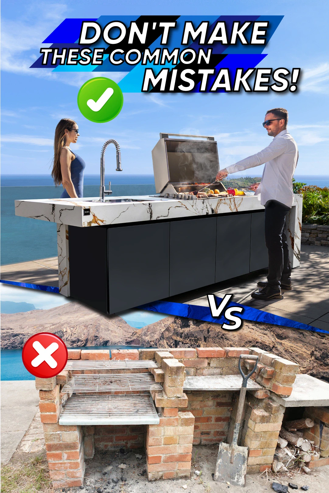 high end luxury outdoor kitchen