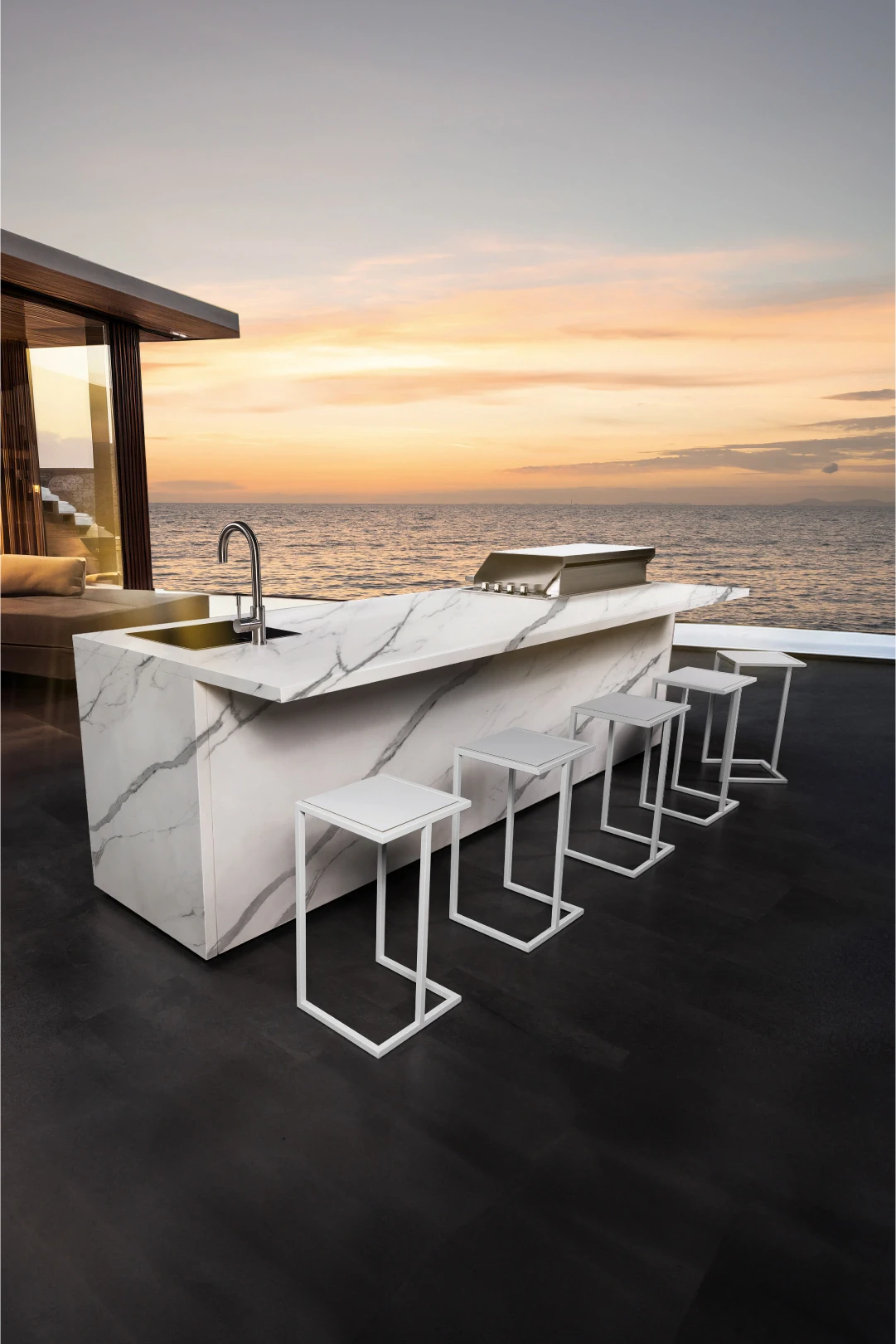 stainless steel barbecue grill