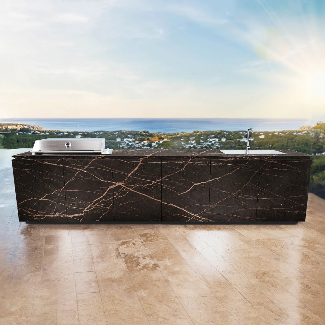 Why not go for a built-in outdoor kitchen? 2
