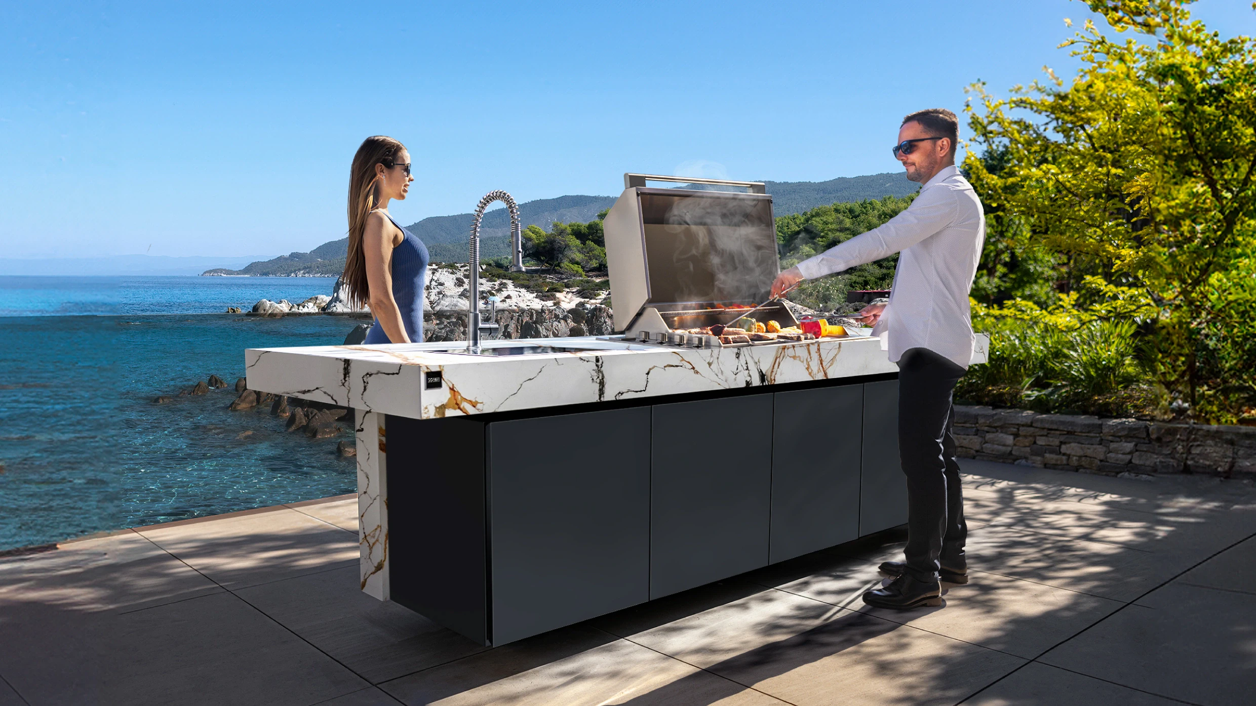 outdoor kitchens with bbq
