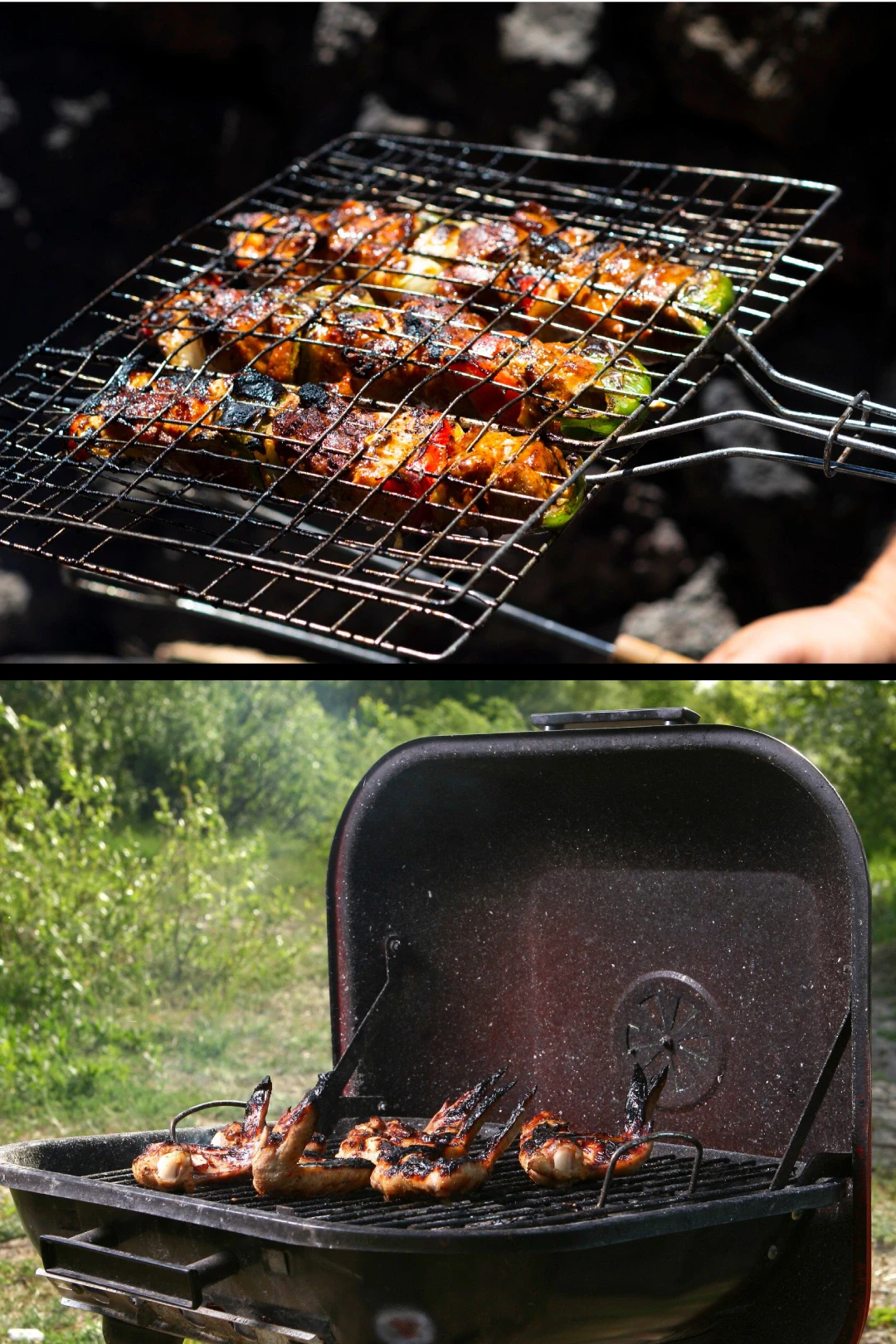 charcoal barbecue