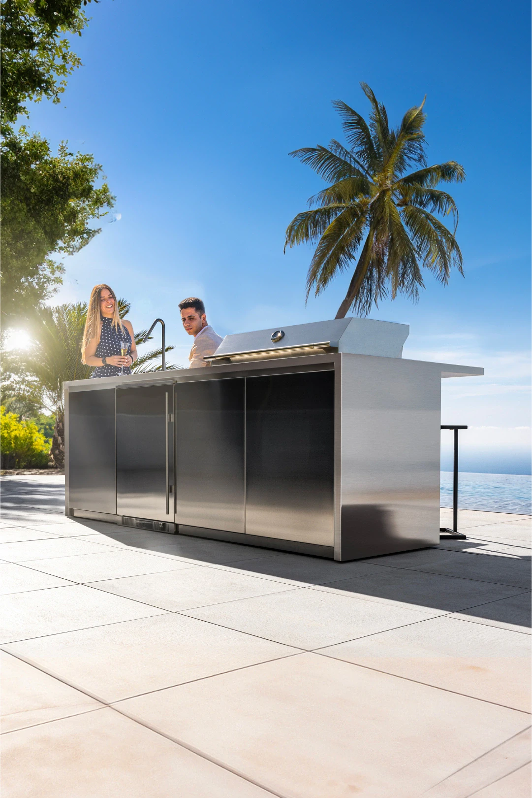 concrete outdoor kitchens