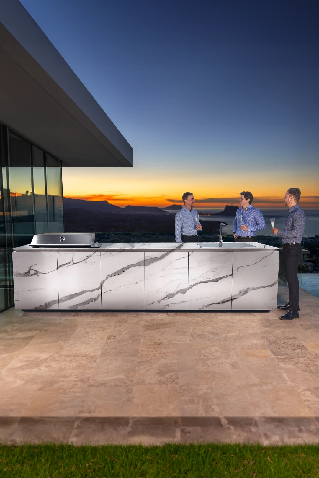 outdoor kitchen