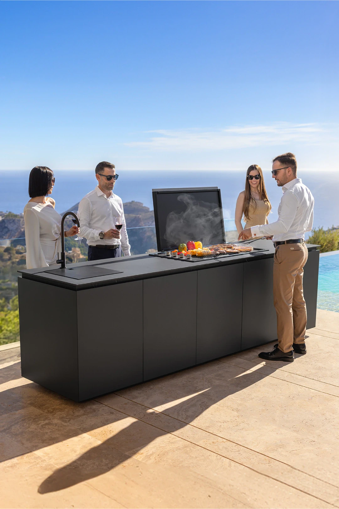 outdoor kitchen bbq