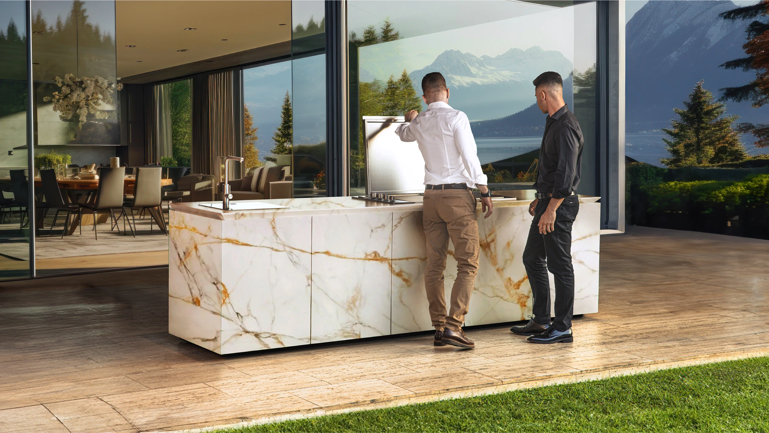 outdoor kitchen design