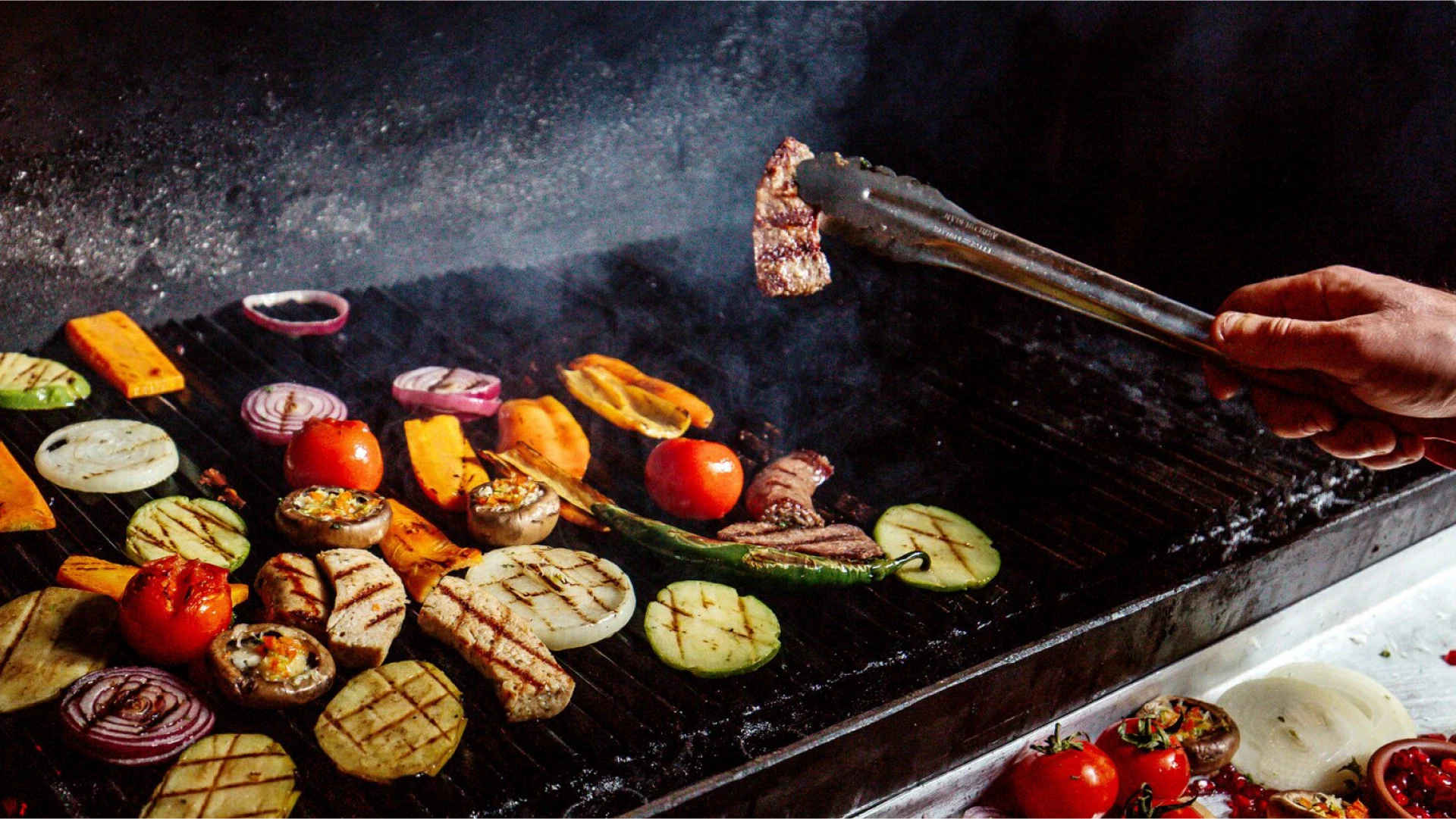 outdoor kitchen grill