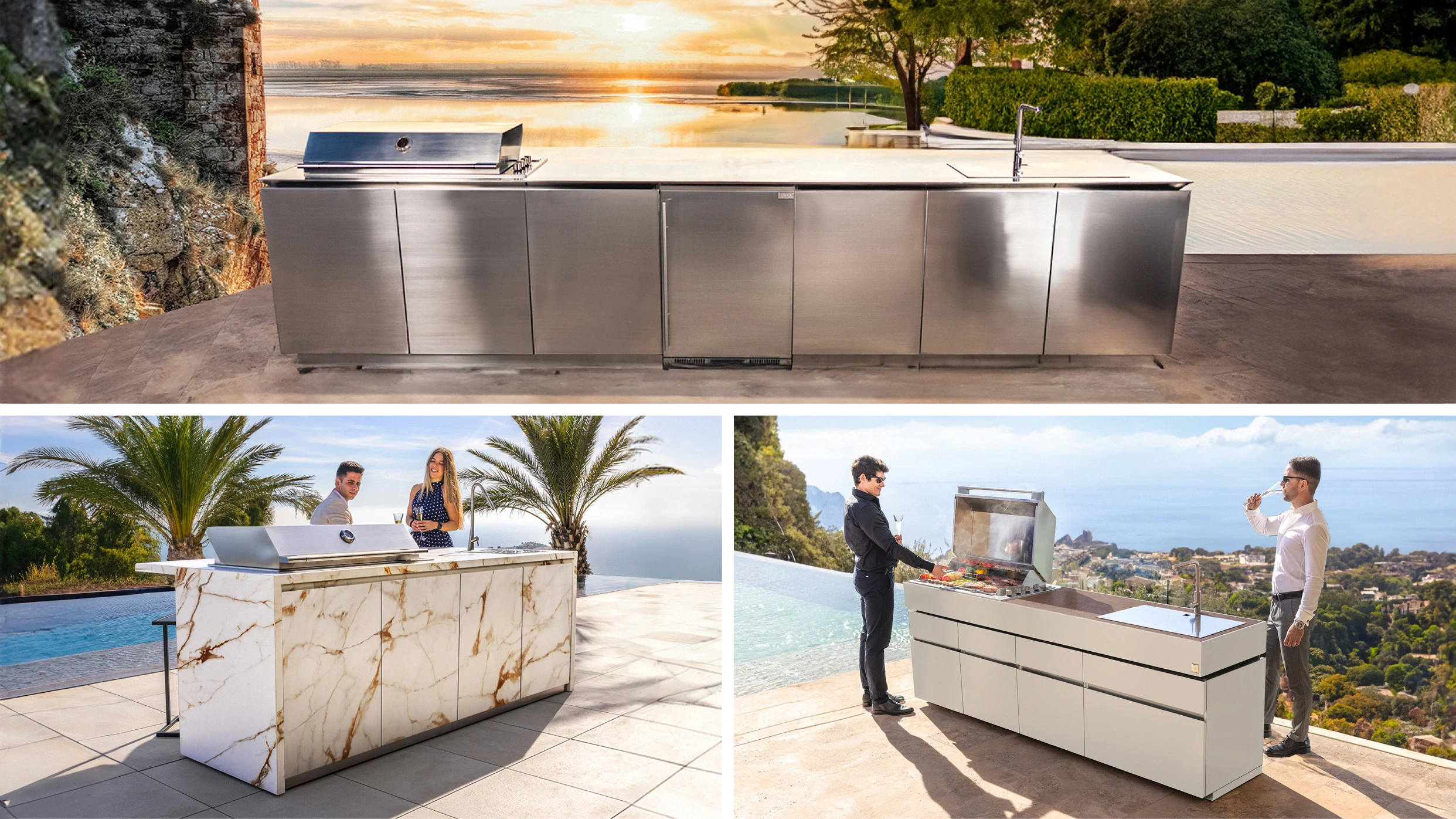 outdoor kitchen