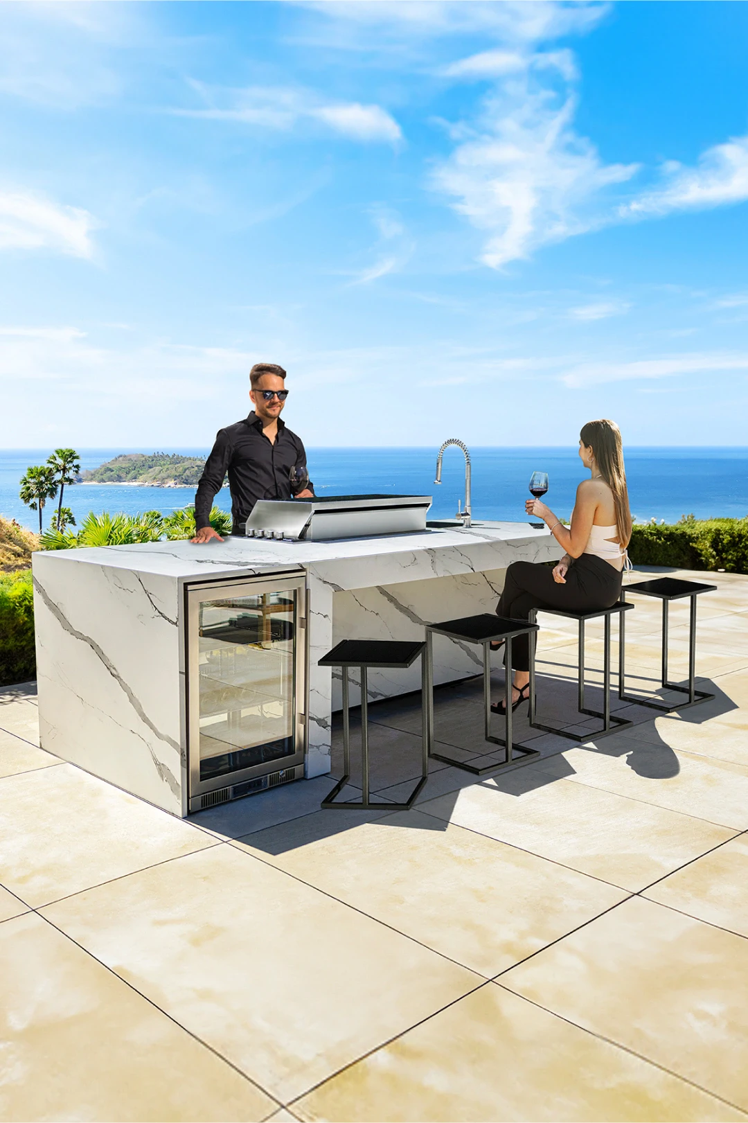 outdoor kitchens
