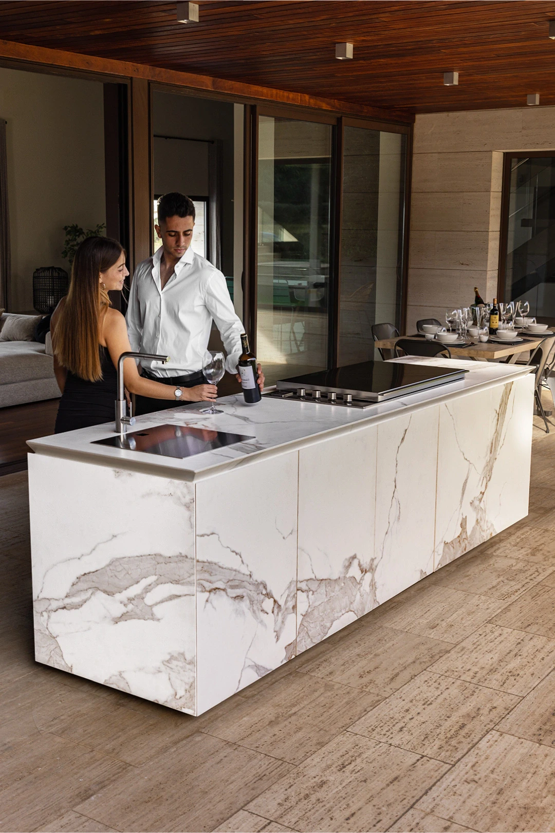 outdoor kitchens