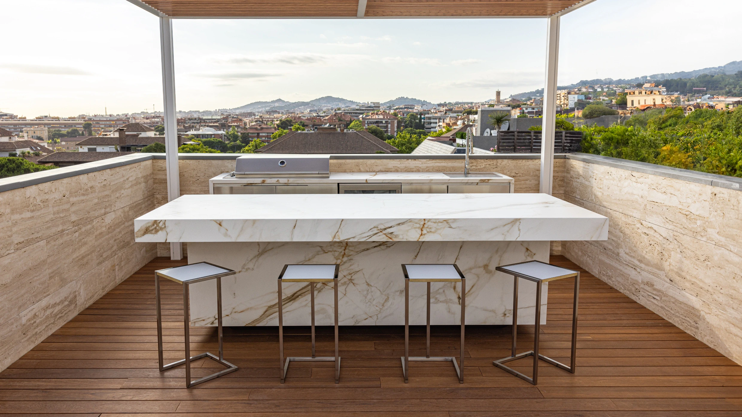 outdoor kitchens