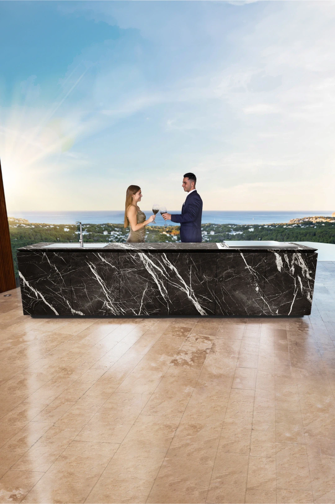 outdoor kitchens on terraces