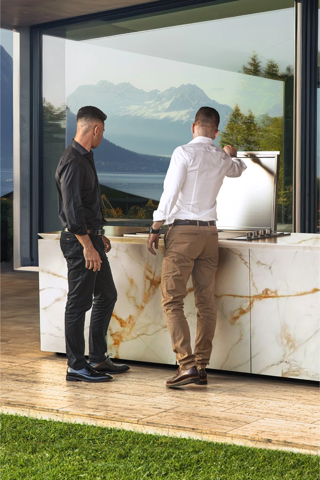 premium outdoor kitchen