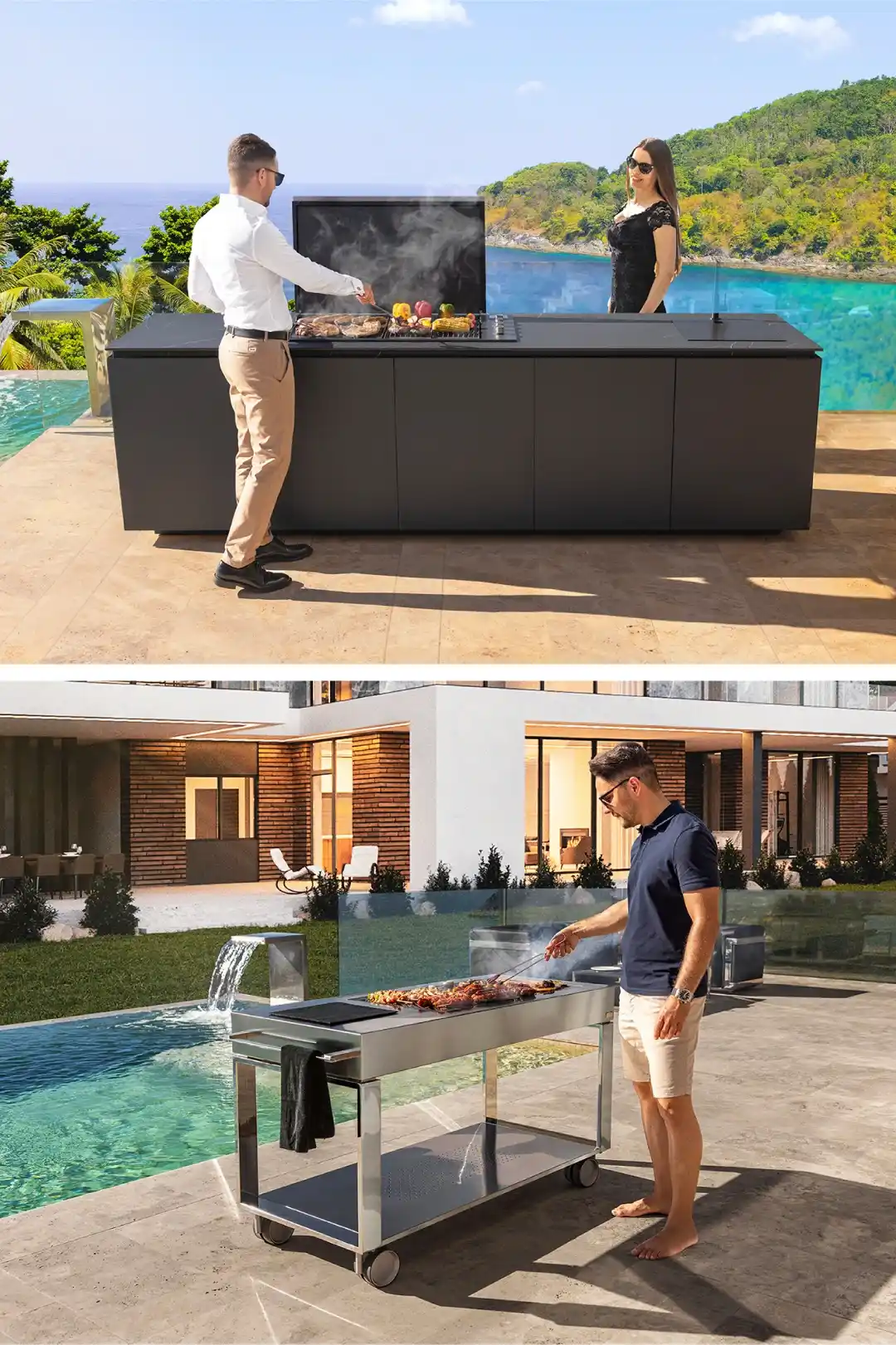 cocina de exterior