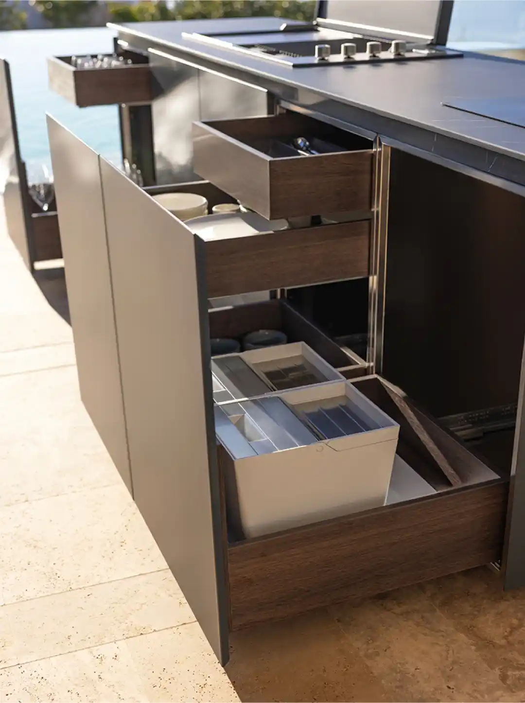 mejor configuración para una cocina exterior