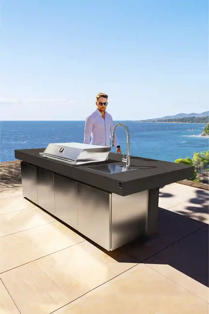 outdoor kitchen modern