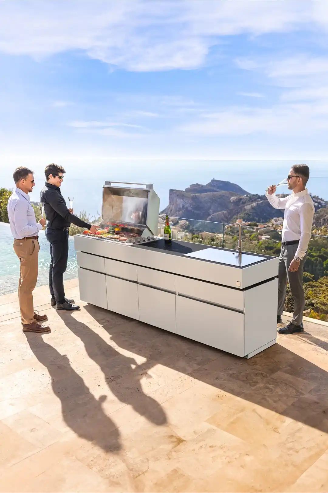 cocina exterior modular