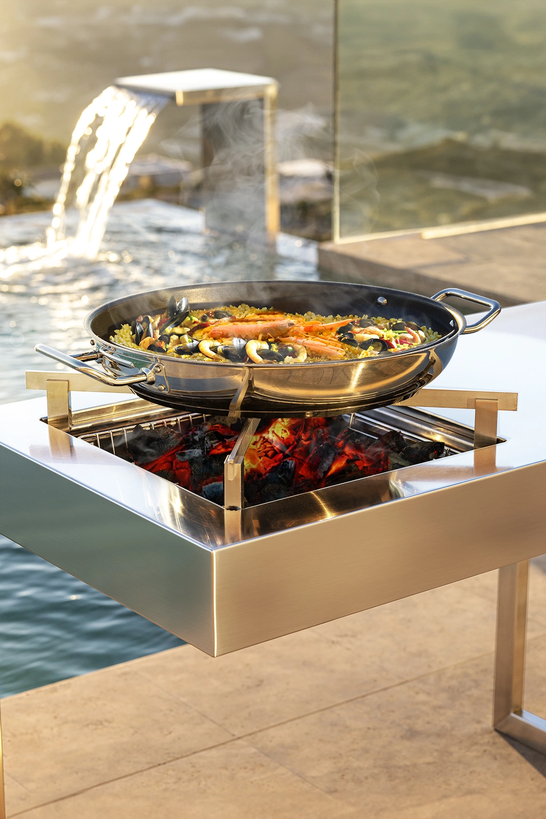 professional charcoal barbecue grills