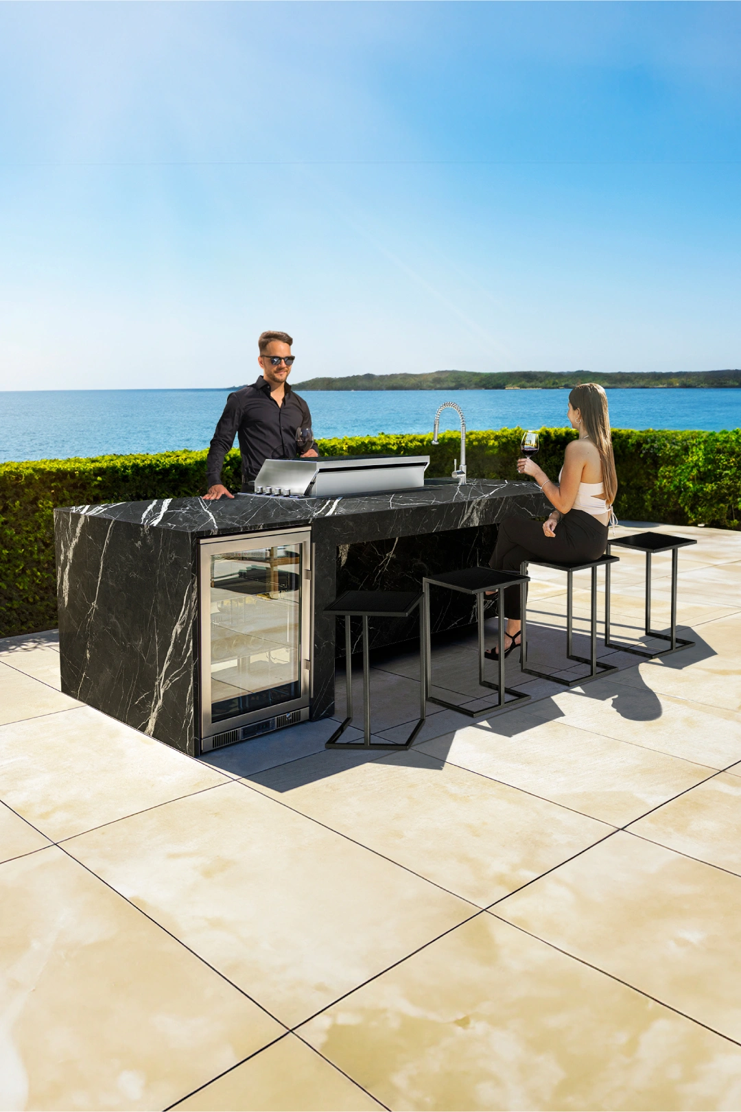 best outdoor kitchen for a terrace