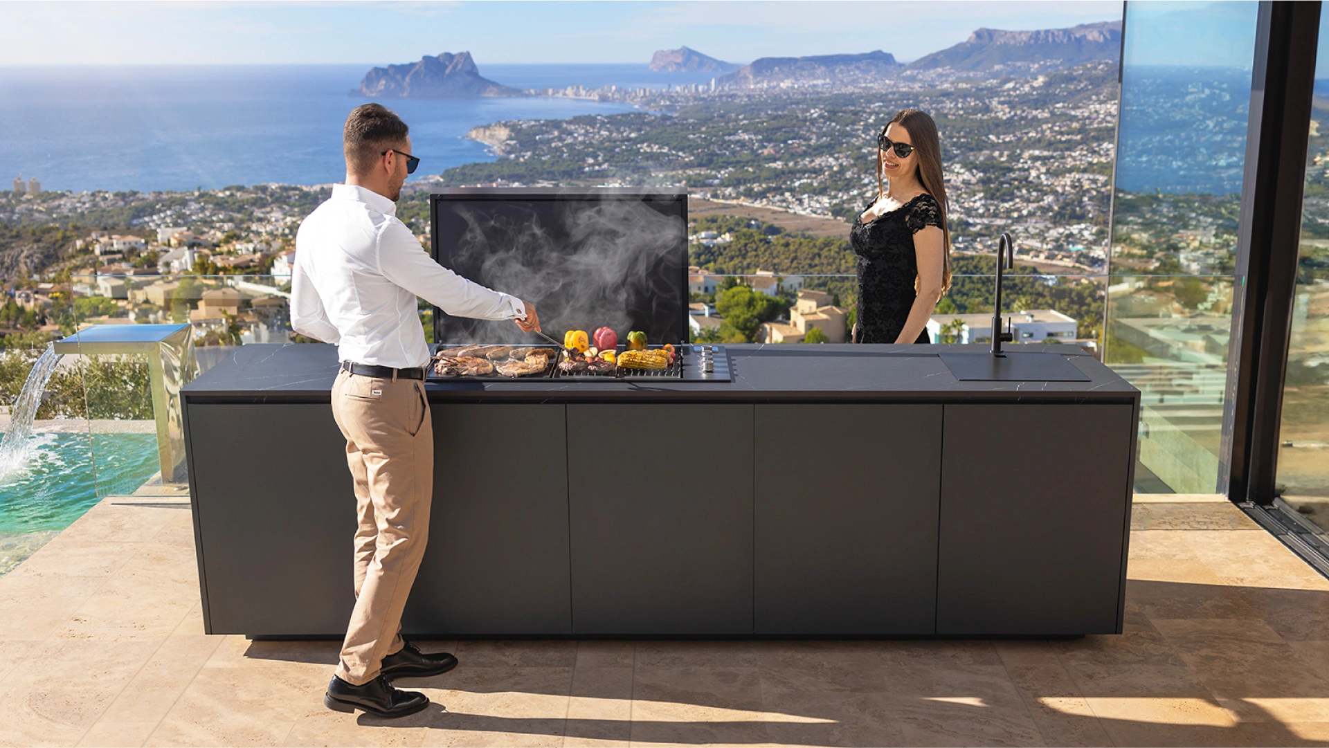 gas barbecue for your outdoor kitchen