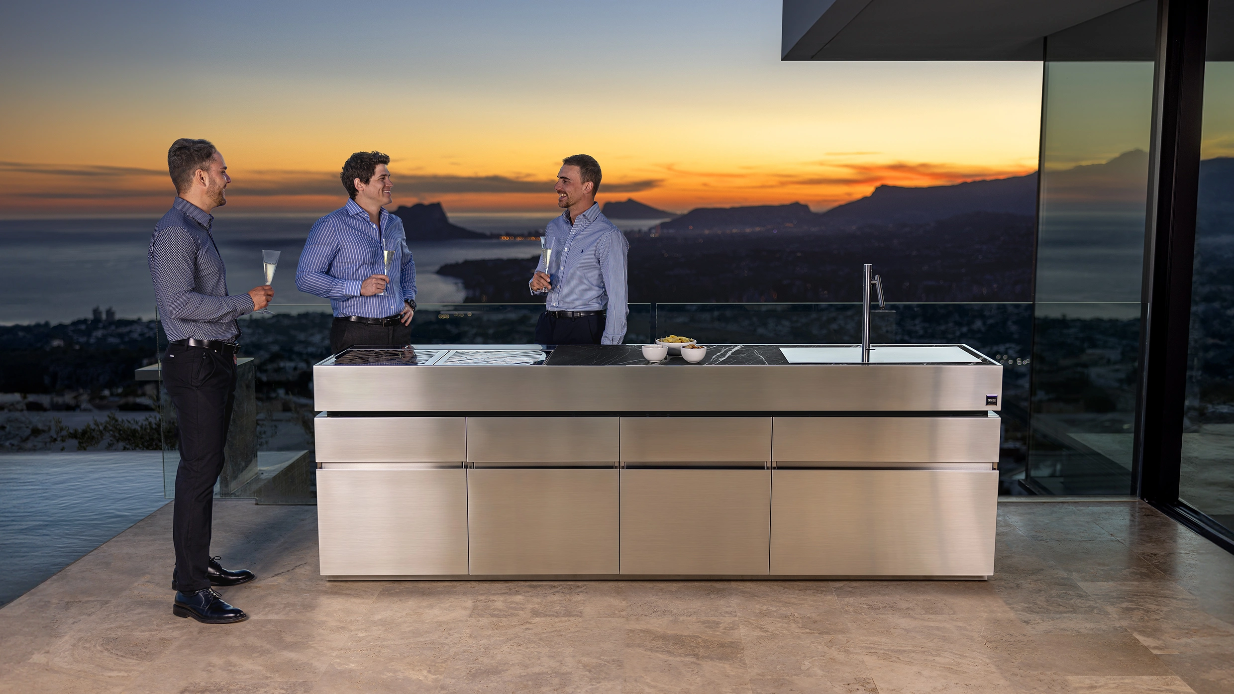 stainless steel outdoor kitchen cabinets