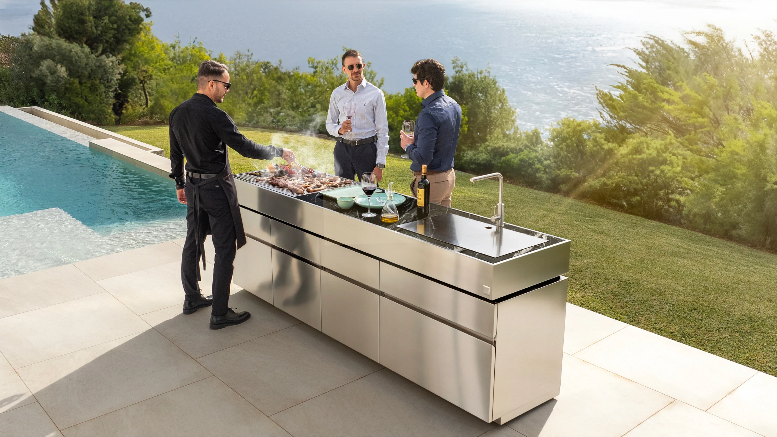 outdoor kitchen equipment