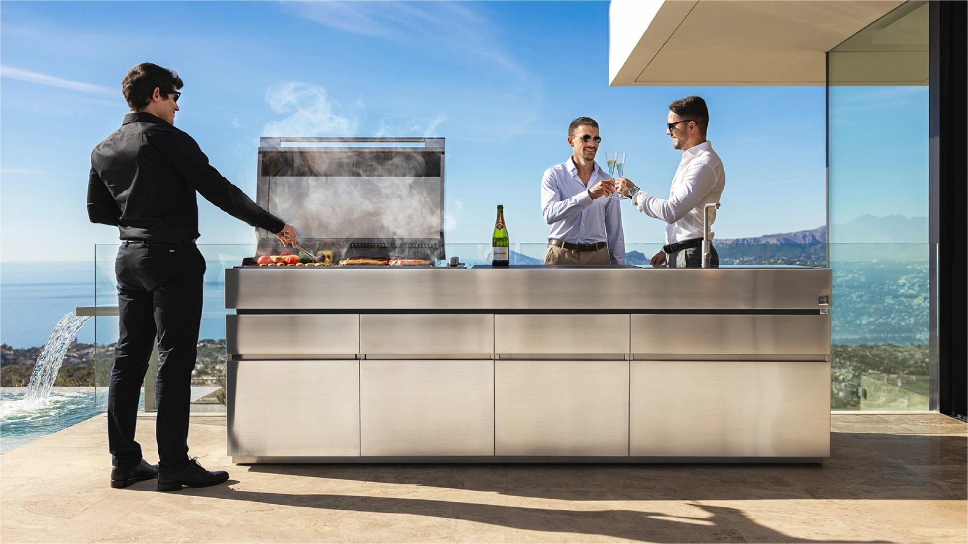 outdoor kitchen components