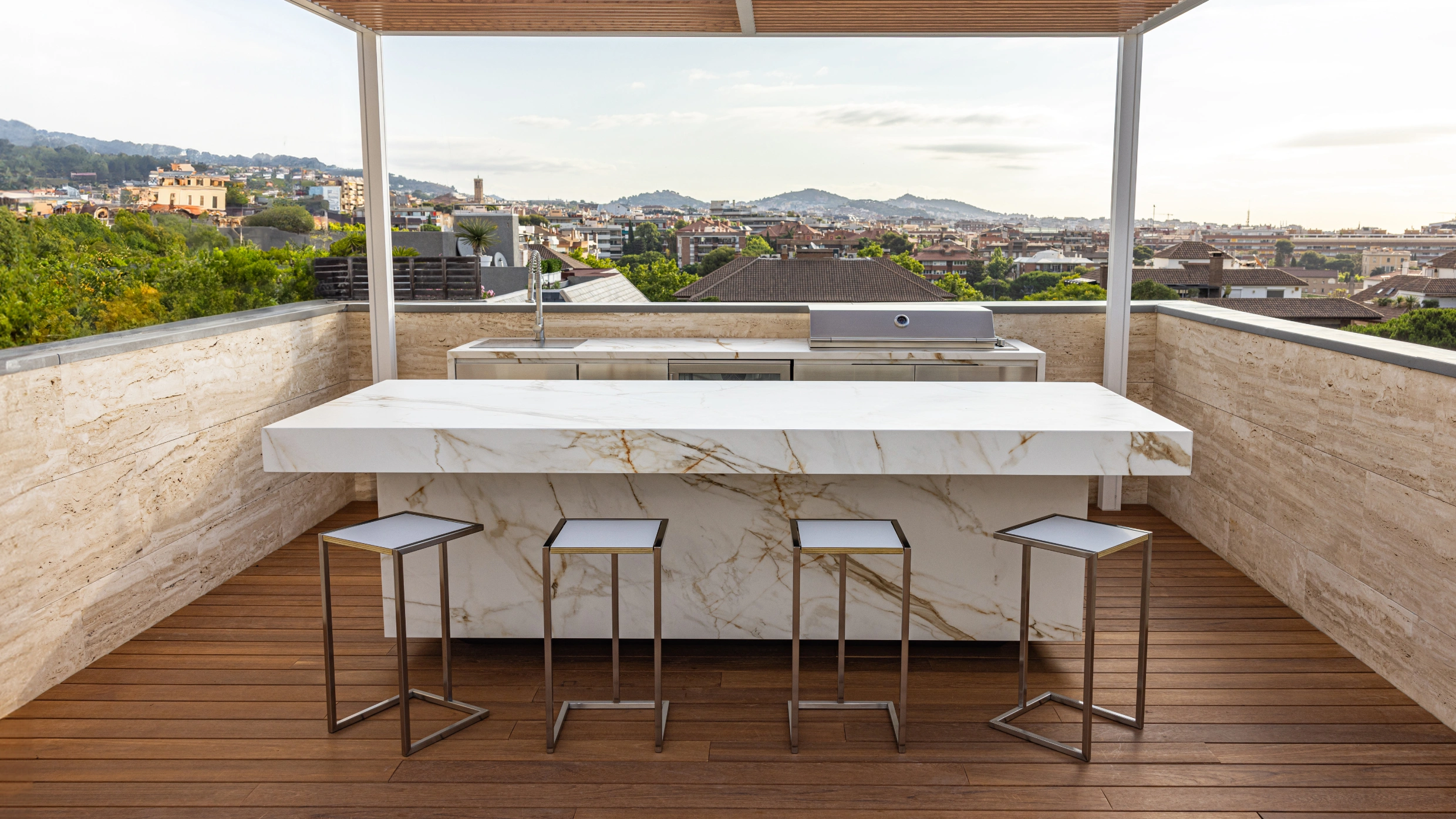 outdoor kitchens on terraces