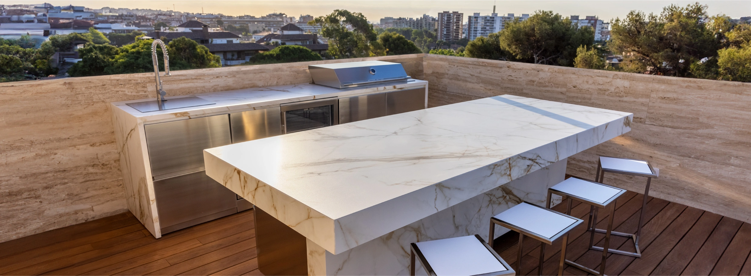 outdoor kitchens for terraces