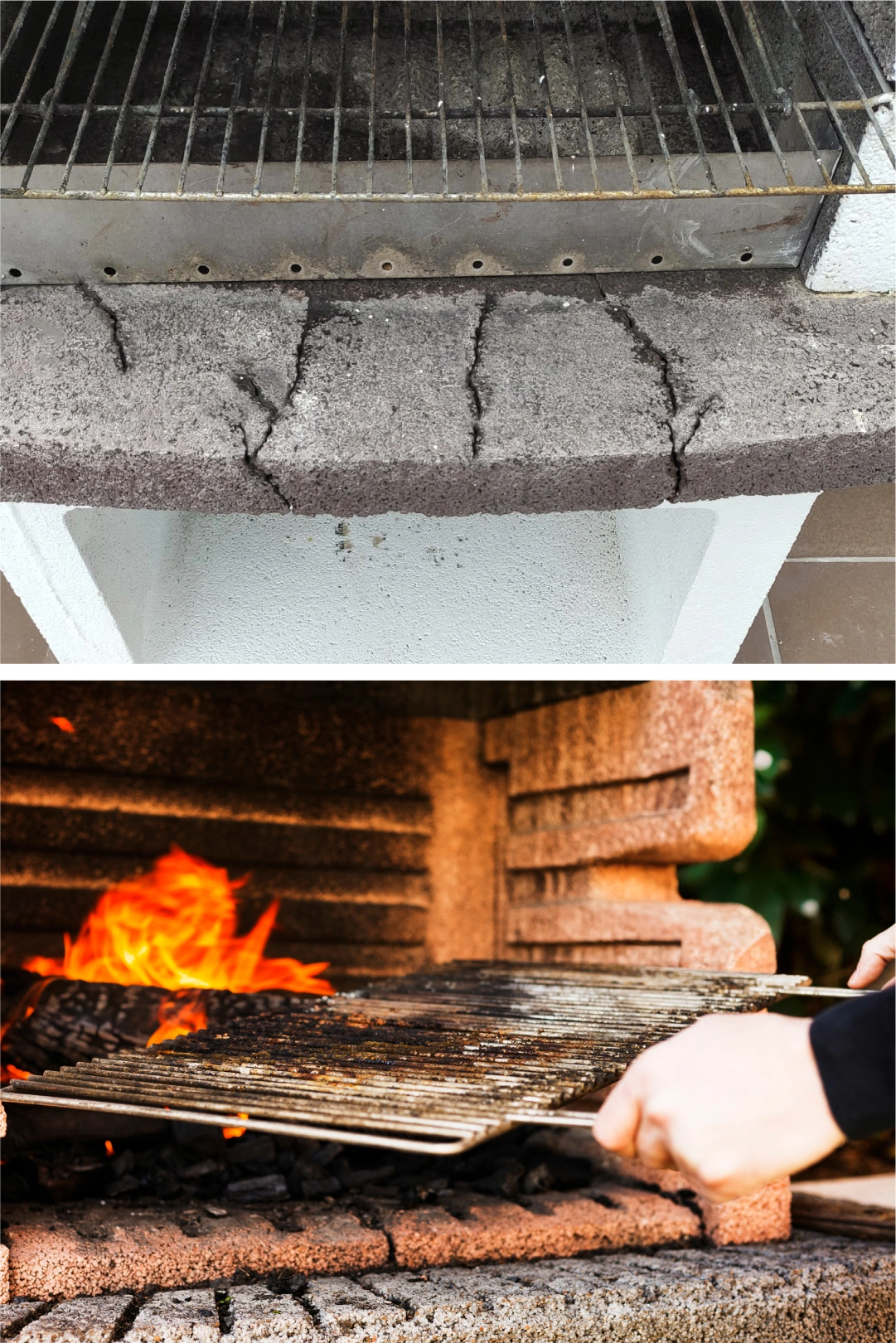 Concrete Outdoor Kitchen vs. Stainless Steel 2