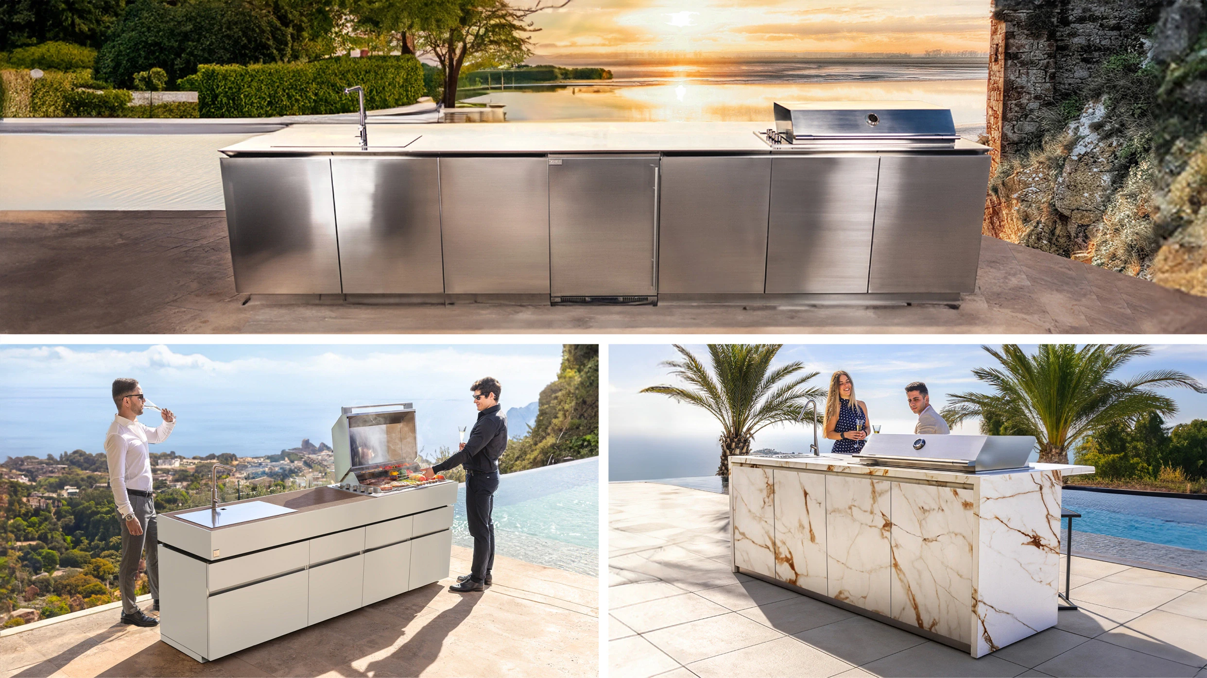 luxurious outdoor kitchens