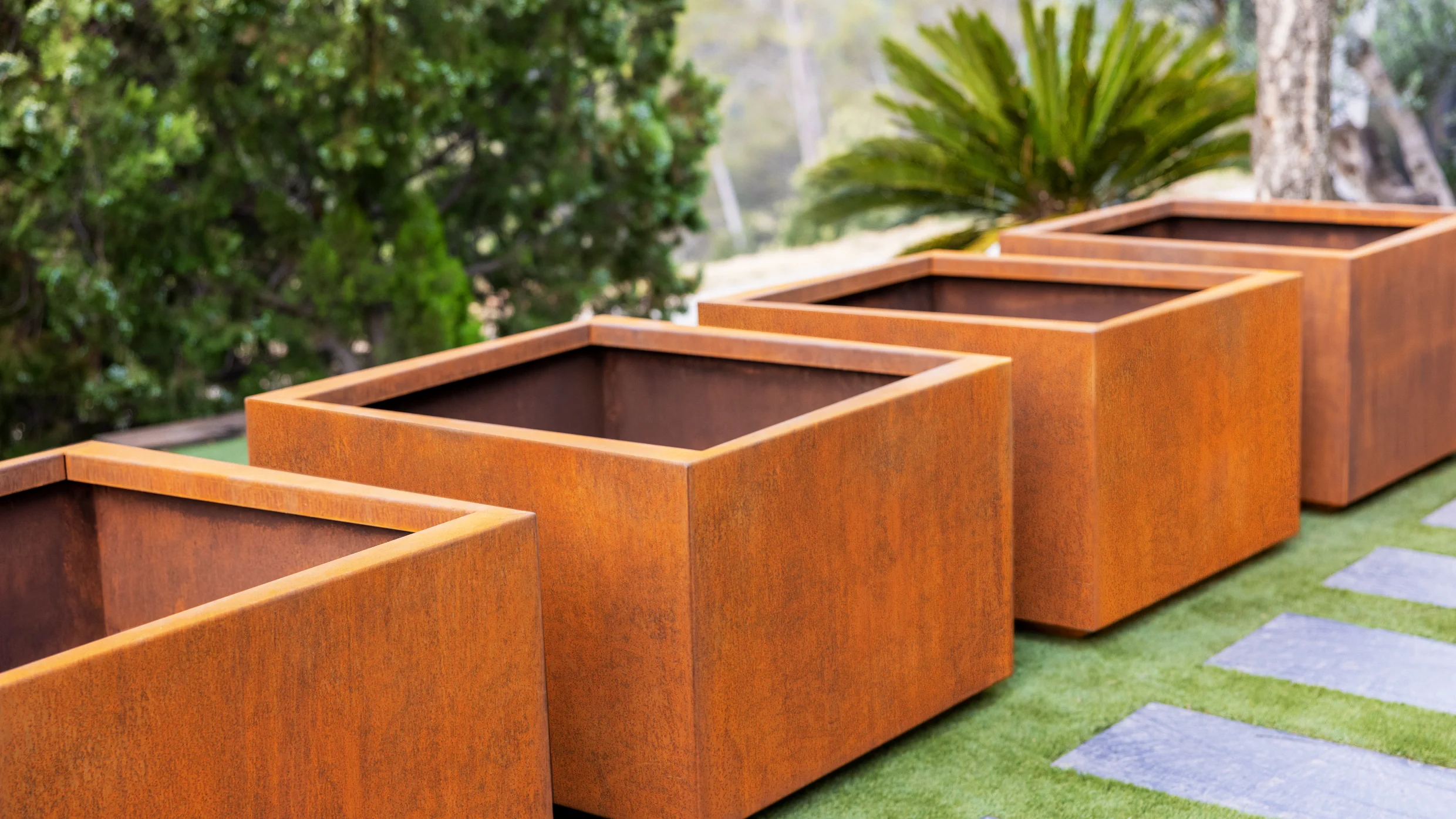 extra large square outdoor planters