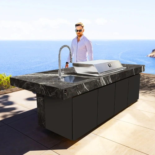 high end outdoor kitchen kauai pro