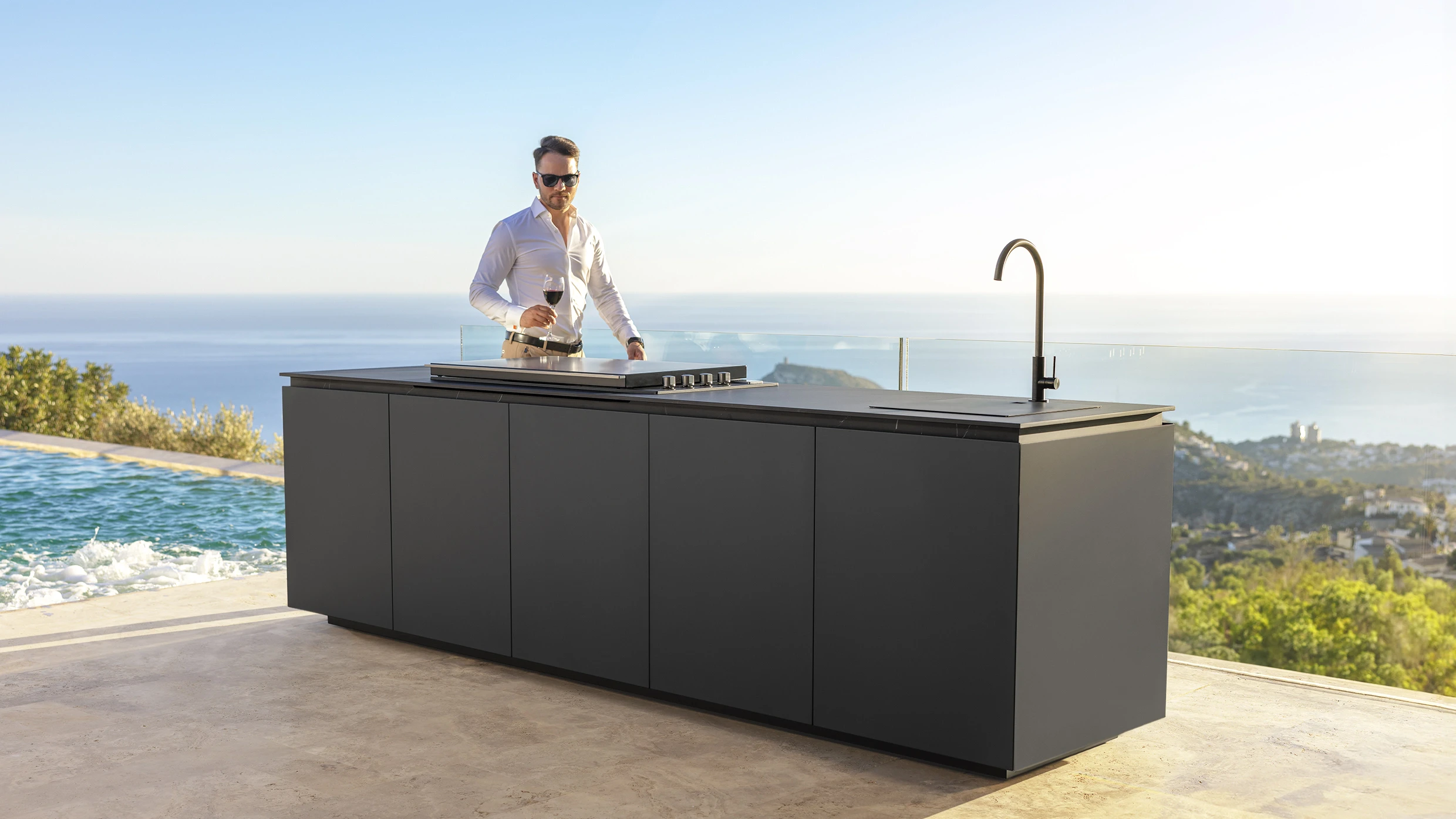 modern outdoor kitchen design