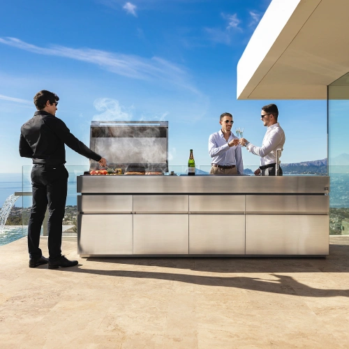 modern outdoor kitchen krakatoa gas