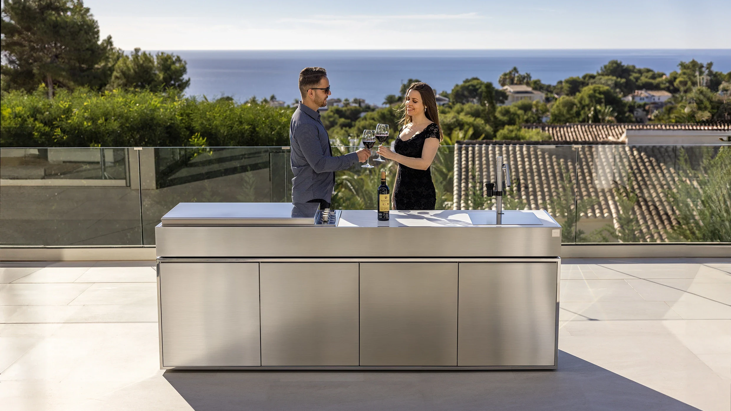 modular outdoor kitchen