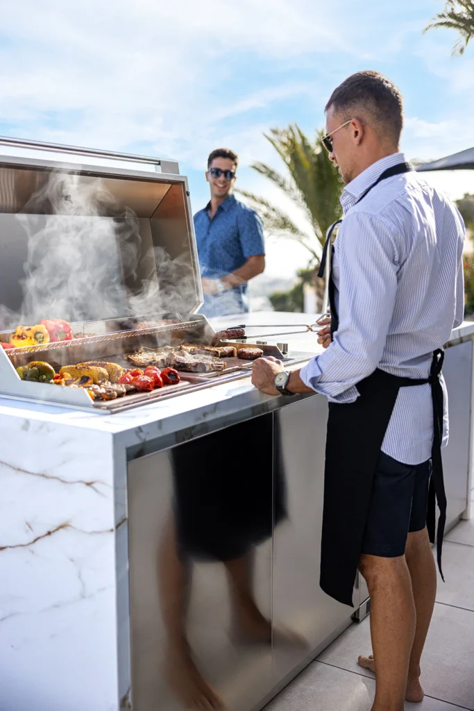 outdoor kitchen bbq