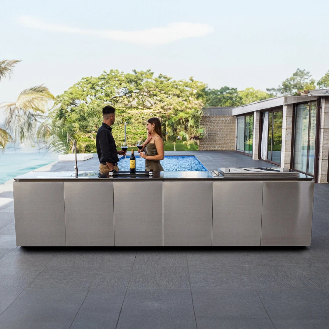 outdoor kitchen modern