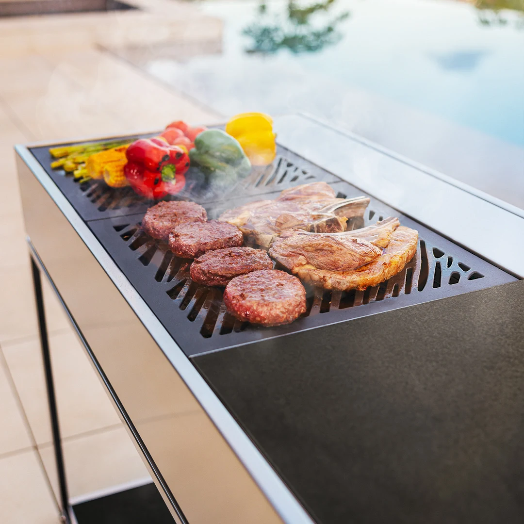 outdoor stainless steel kitchen