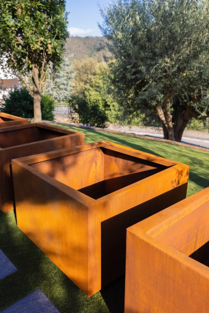 square planters outdoor