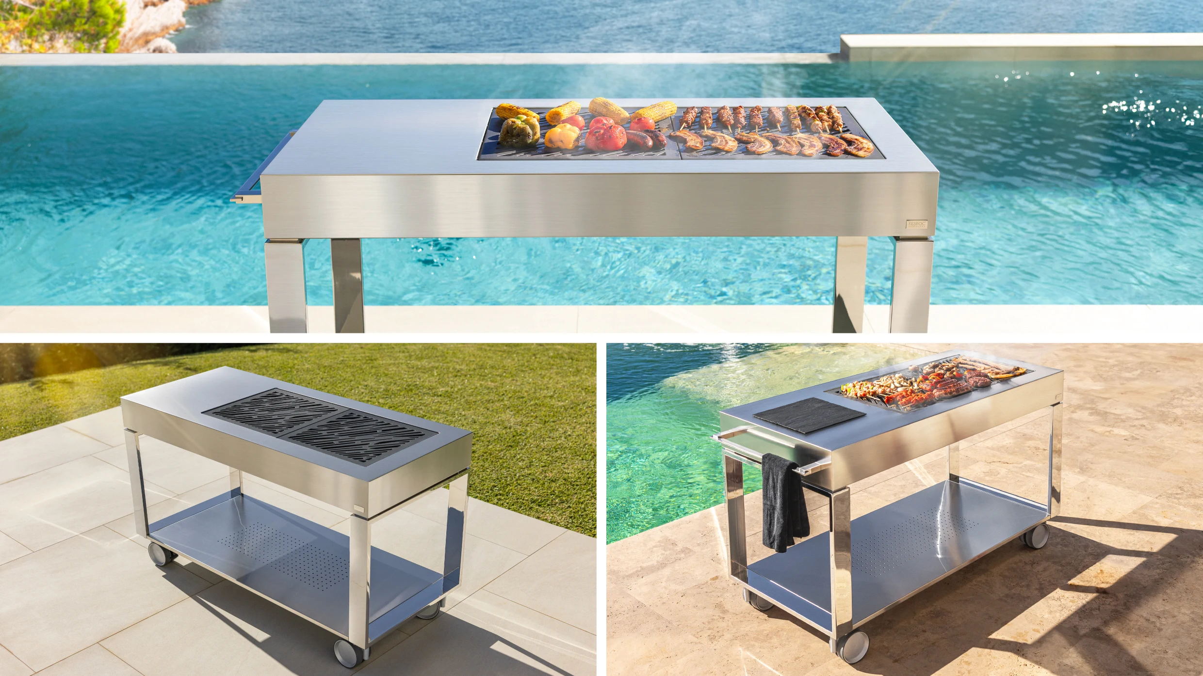 stainless steel bbq grill