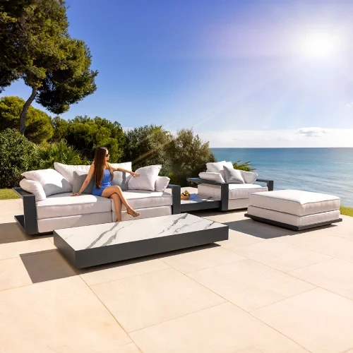 luxury outdoor furniture throne